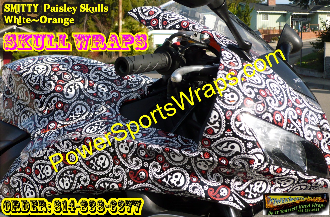 Vinyl Skull Wrap