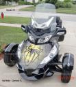 Custom Can Am Spyder trunk decals, wraps & graphics by Powersportswraps.com .. why paint when you can wrap?